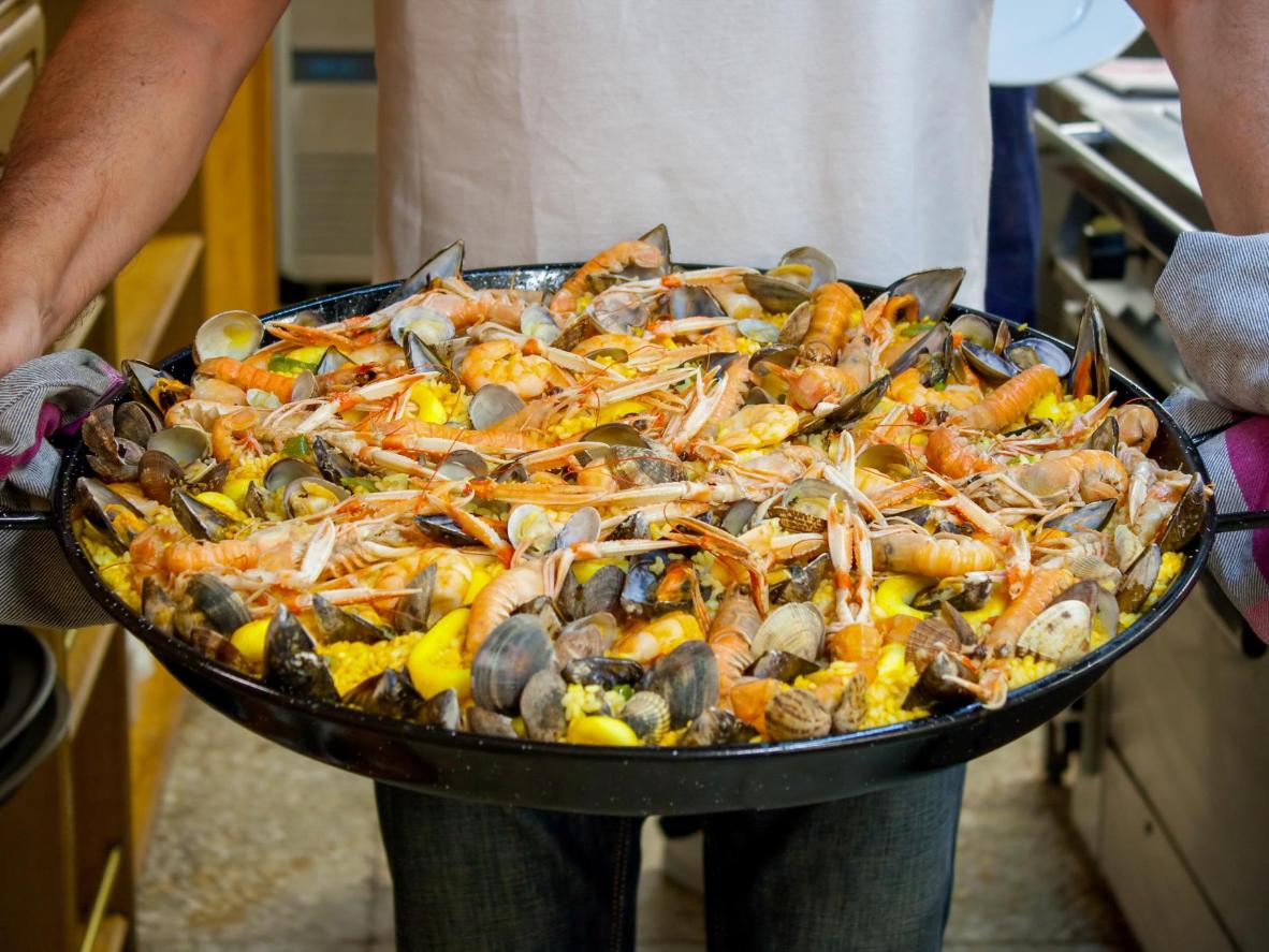 Paella - typical Spanish meal - Apartment Costa Blanca